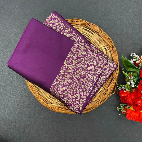 PURPLE_PURE_BANARASI_SAREE